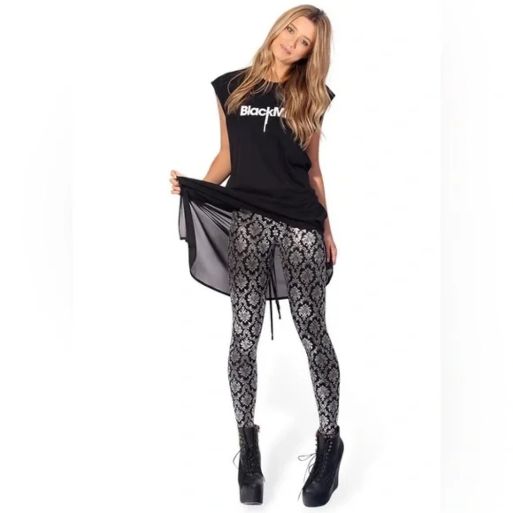 Blackmilk leggings - wallpaper (L)
